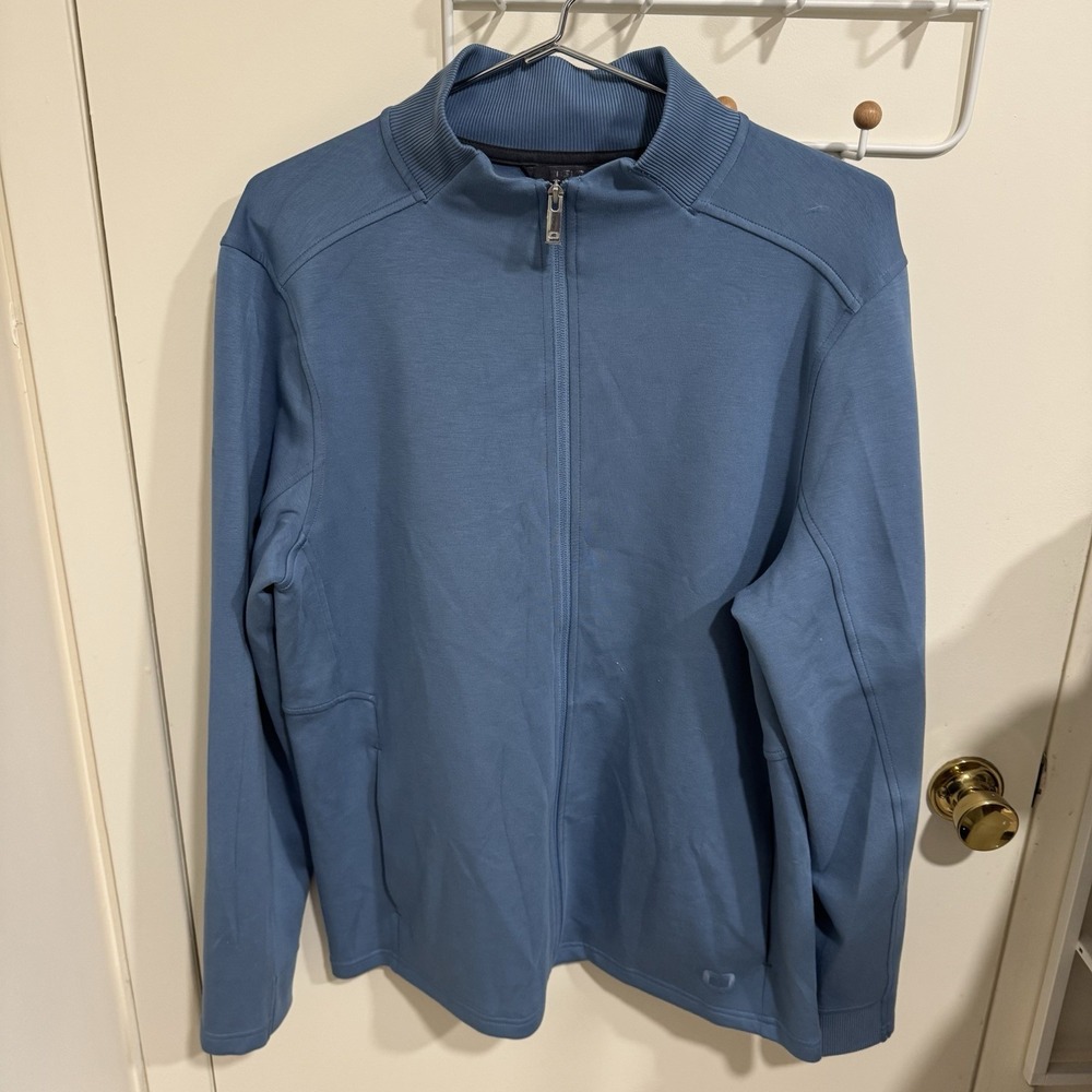 Ogio Pullover 1/4 Zip Ares Capital Management Blue Long Sleeve Men's Size Large
